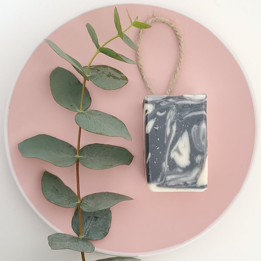 
                
                    Load image into Gallery viewer, Aphrodite Razor&amp;#39;s Tea Tree &amp;amp; Eucalyptus Shaving Soap has a scent of cooling eucalyptus and fresh tea tree.
                
            